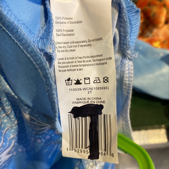 Disney Frozen Elsa Toddler Girls Halloween Costume Dress Size 2T - Picture 13 of 15